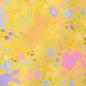 Preview: Bauwoll Druck Bunte Hasen auf Gelb von Happy Easter by Swafing 
